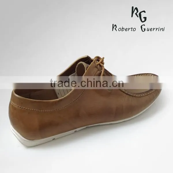 2014 genuine leather man shoe
