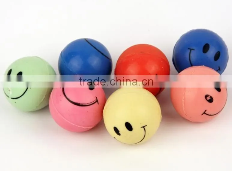 Crazy splat smile ball toys