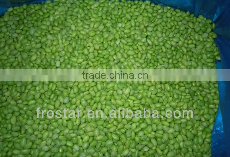 Frozen soyabean pod and kernel
