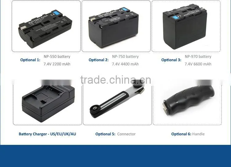 Professional Lighting LED-1700 LED Panel Video Light 12w 170 Blubs