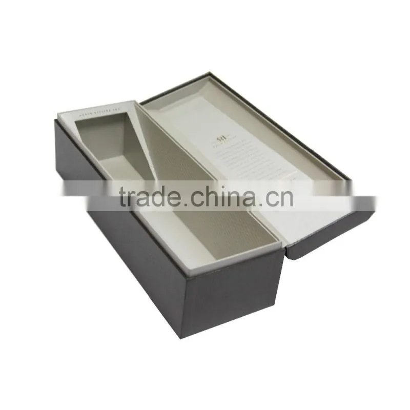 Handmade high quality cardboard paper gift wine box wholesale