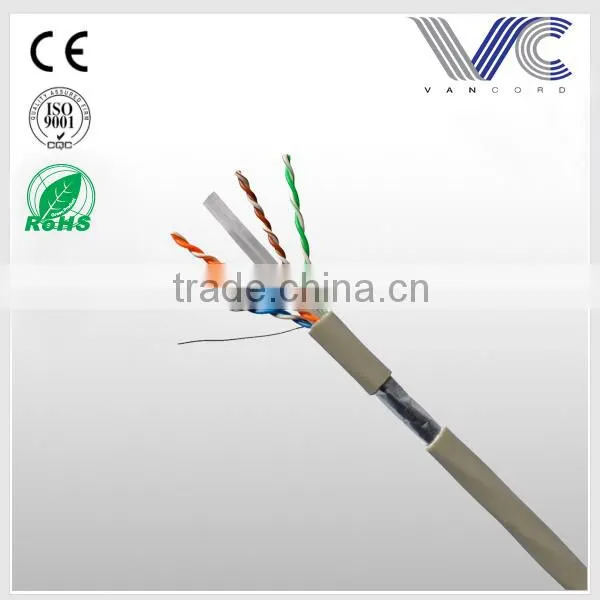 Frankever best price 4 pairs twisted FTP CAT6 indoor Lan cable