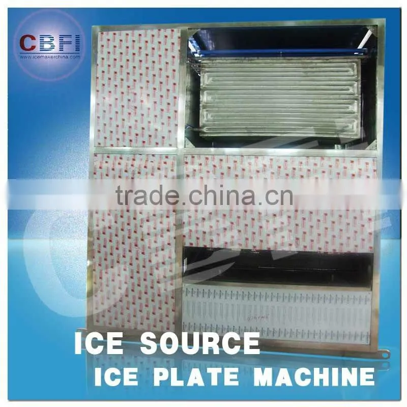 Frozen Food Ice Plate Maker Machine for ten tons per day