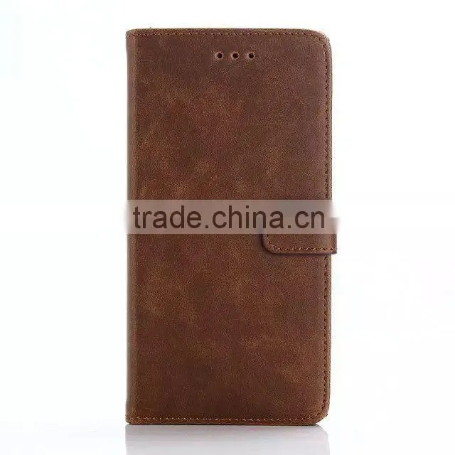Wholesale wallet pattern leather case for Blackberry LEAP with card slot holder
