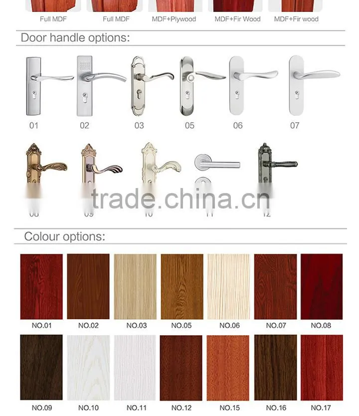 High Durable interior pvc folding door