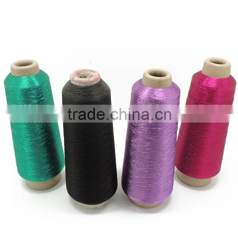 Jingxin viscose rayon embroidery thread metallic thread royal silver