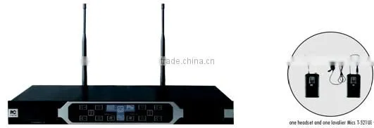 ITC T-521UE Outstanding Human Voice FM PLL Wireless Microphone for Teachers