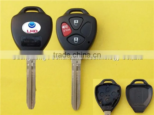 2+1 buttons remote key shell key blank for Toyota Camry car key