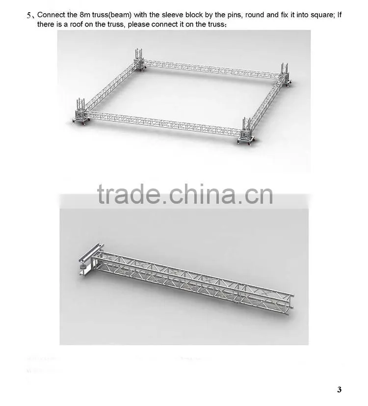 290x290mm light wieght aluminum truss in Guangdong