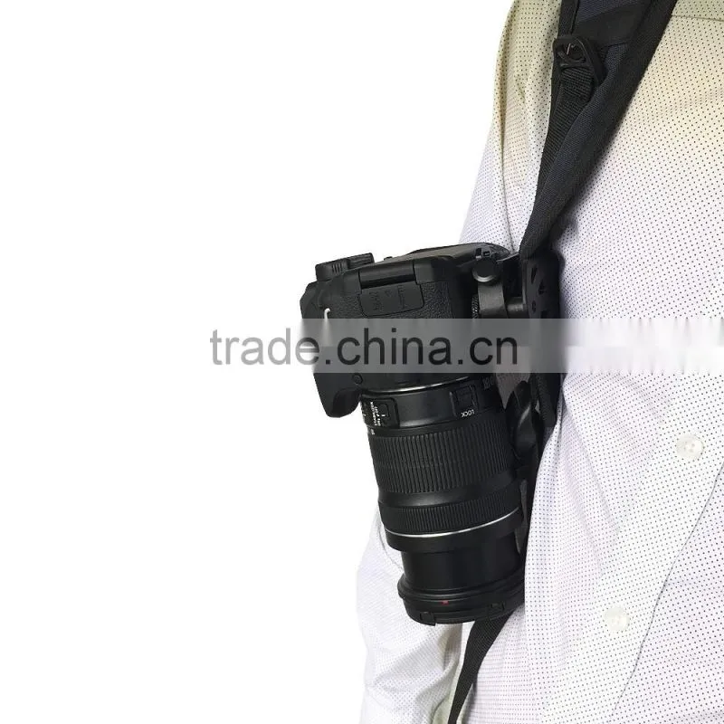 Multiple functional backpack belt clip for Go Pro, quickdraw belt buckle for DSLR camera