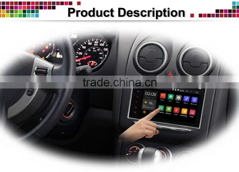Android system 6.2'' capacitive screen 2 din multimedia with gps