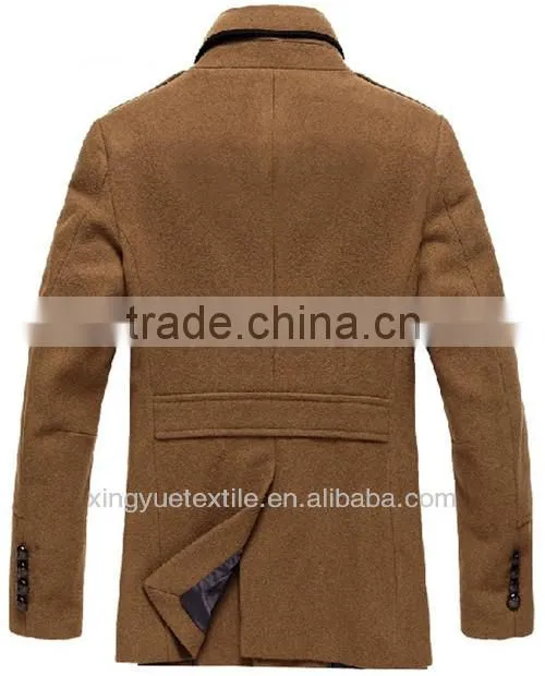 woolen mens fashion winter coat 2014