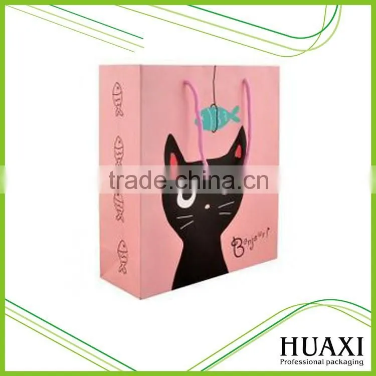 2016 New Promotion Fancy Packaging Shopping Wedding Custom Paper Gift Bag
