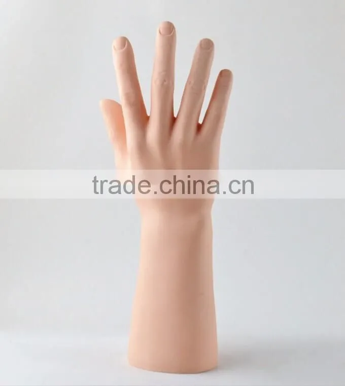 High Glossy Fiberglass Male Mannequin Hand For Glove