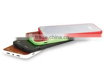 Ultra Thin 9mm Dual USB Power Bank, Made Of Brushed Antifignerpint Aluminum Alloy