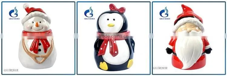 unique dog shape ceramic christmas cookie storage jars