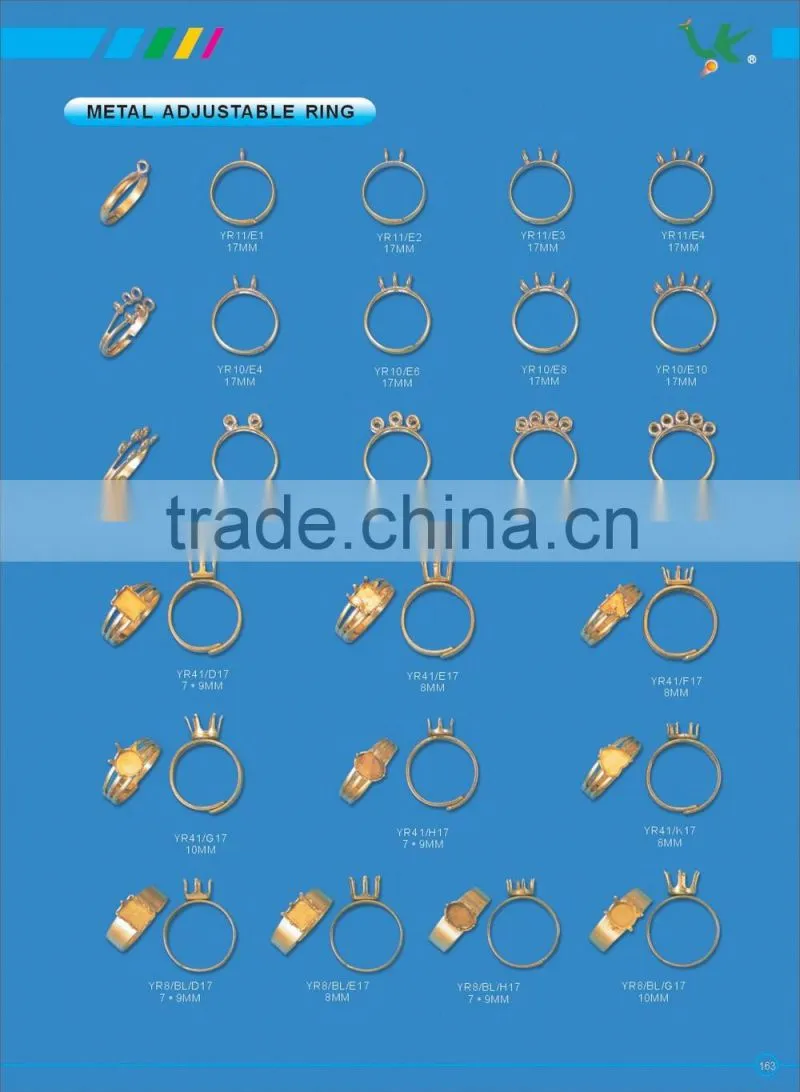 New Design Fashion Brass Finger Ring