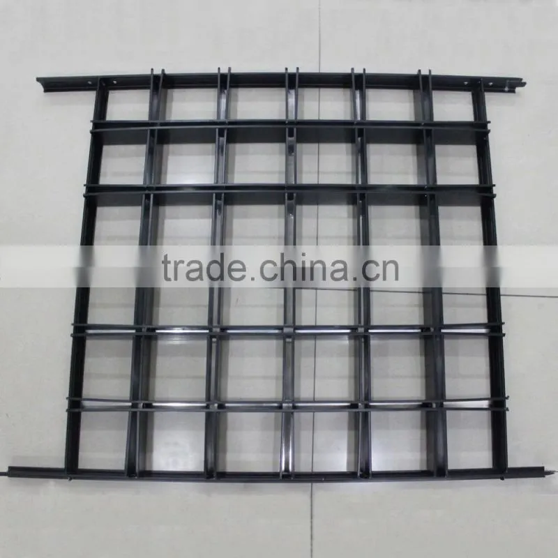 Metal Suspended Ceiling Aluminum Frame Grid Ceiling Lay On Open Cell Ceiling Tile