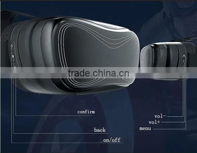 vr headset display 9D VR Glasses Steel VR Headset With Adjustable Headstrap