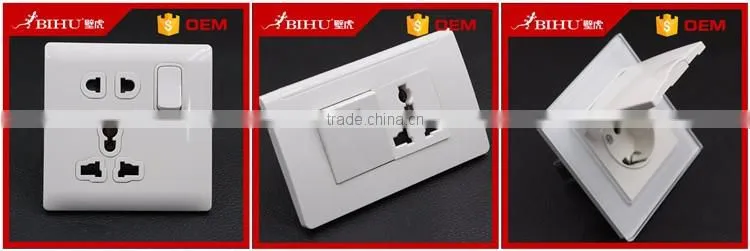 universal high quality wall light switch electric wall switch OEM EU/USA standard