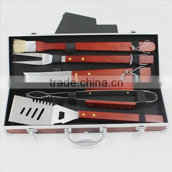 Durable stainless steel bbq tools set