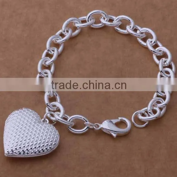 plated heart premier designs bracelet jewelry, 925 sterling silver bracelet