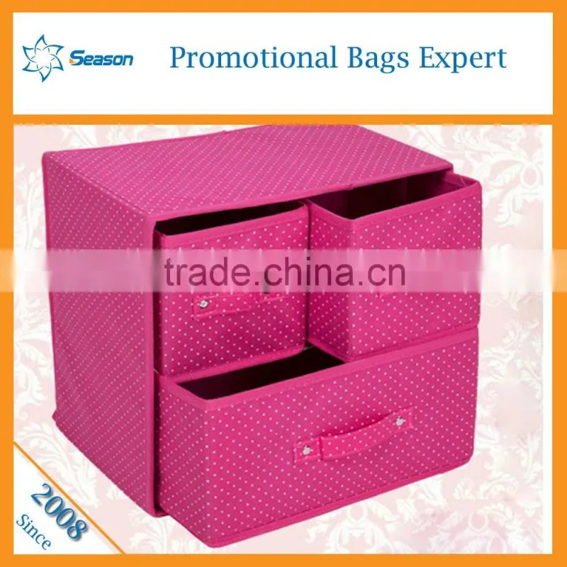 Ooem non woven fabric foldable storage box clothes storage box containing box