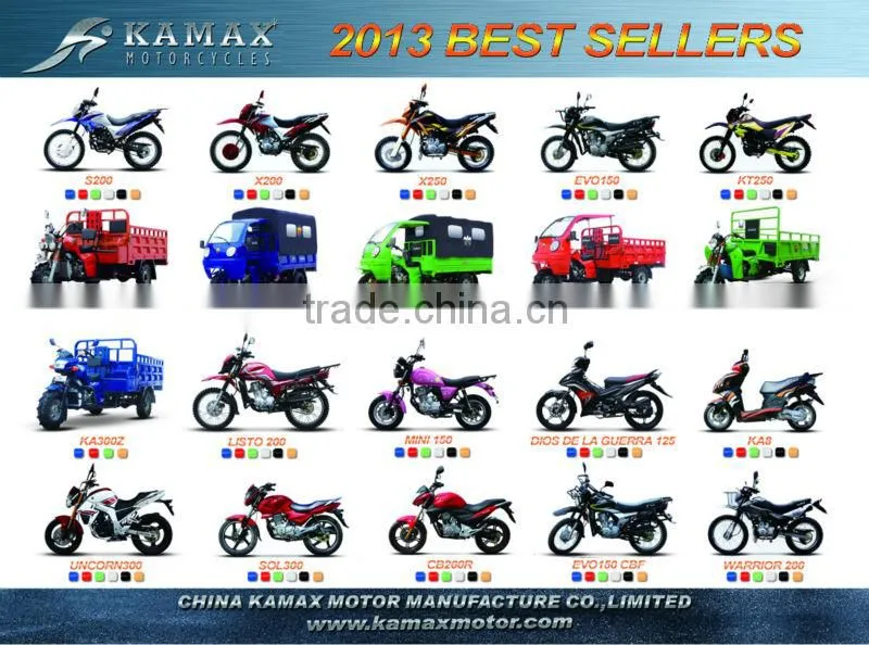 250cc KA250W-R Black Cargo China Three Wheel Motorcycle