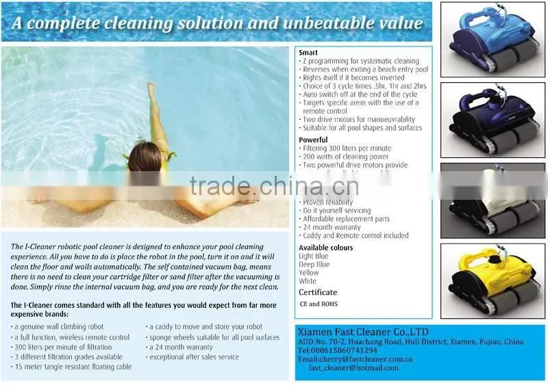 Cleaner Type swimming pool cleaner( Cleaning capacity for 1000m2 big Pool )