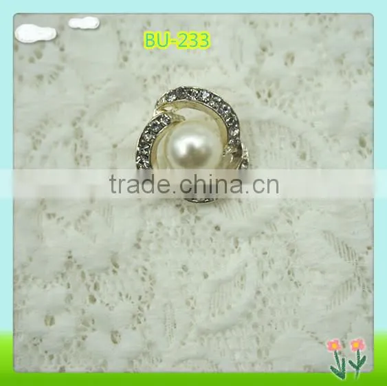 2015 Fashion newest embellished rhinestone buttons