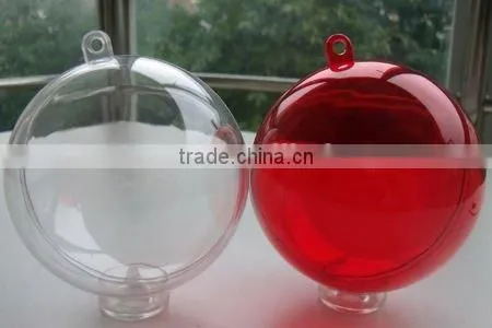 hanging clear hollow ball