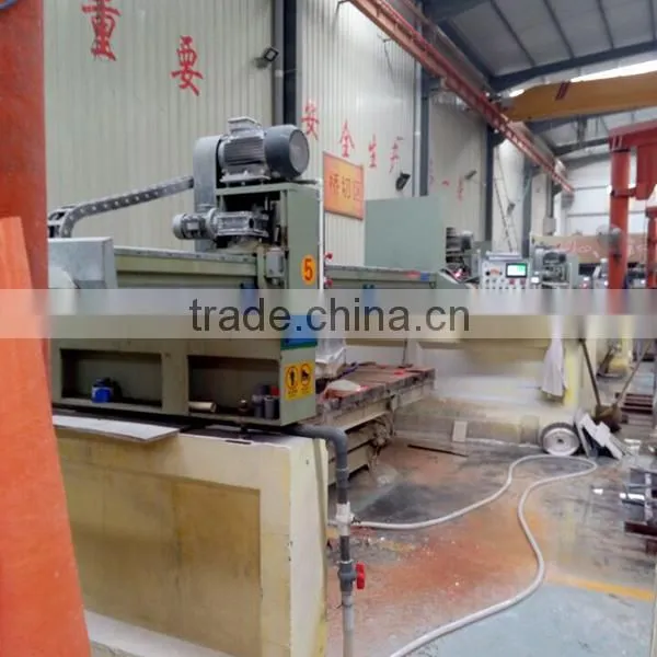 Automatic stone cutting machine bridge saw