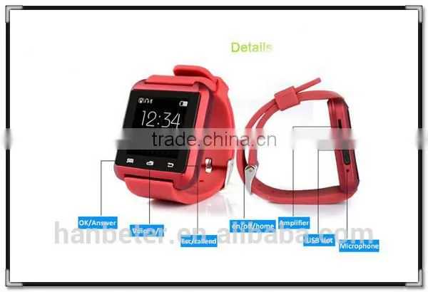 Hotselling Factory Cost Waterproof Newest Design Bluetooth MP3 Watch