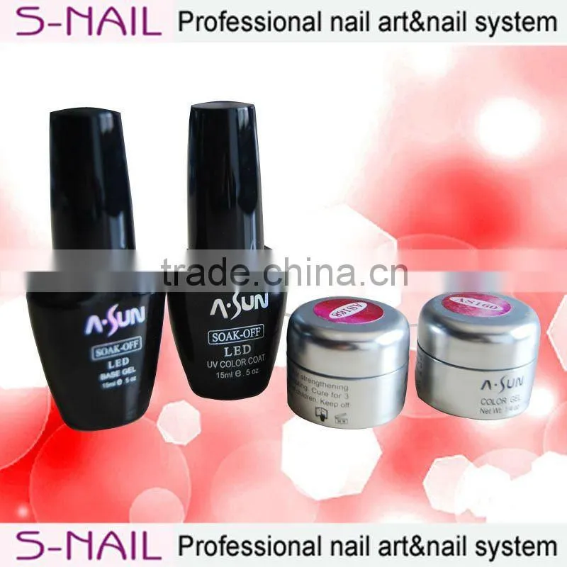 Best sell soak off UV builder gel, Nail Art UV gel,gel nails for salon