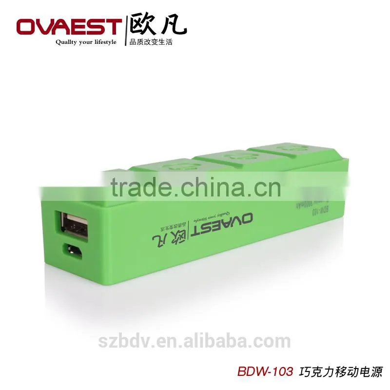 2015 shenzhen factory on promotion gift style 2600 mobile power bank