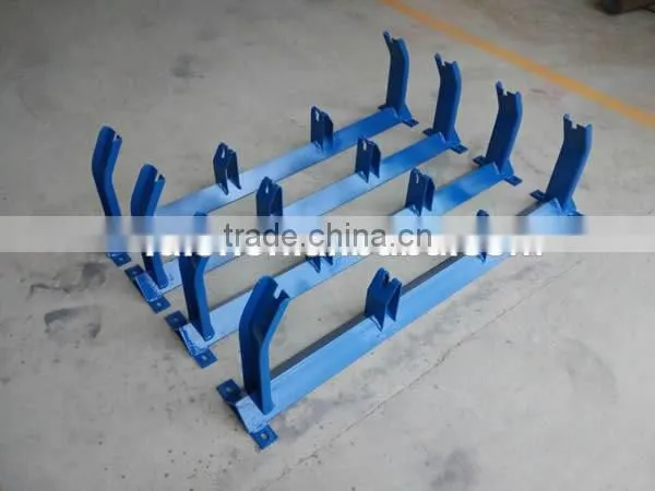 Q235 steel conveyor belt roller frame for rock crushing JMS532