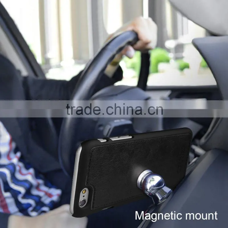 C&T Premium PU Leather Wallet Case Detachable Stand flip cover case for asus zenfone max