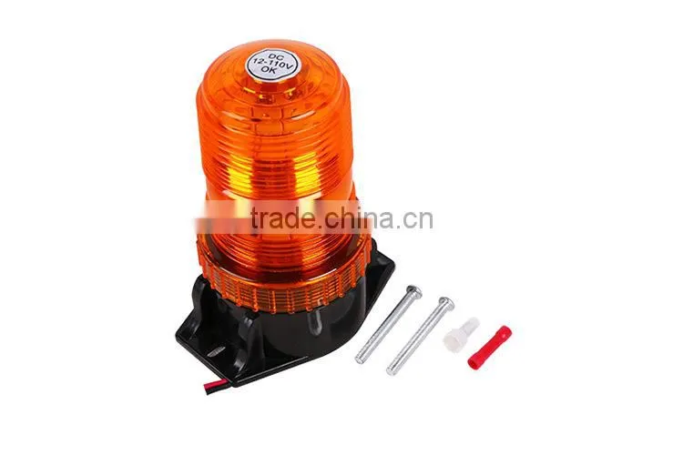 12v 24 80v 110v Amber led strobe beacon