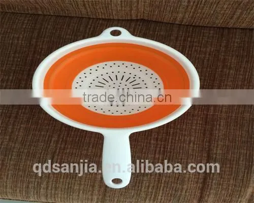 Foldaway Colander Foldable Colander Round Plastic Strainer