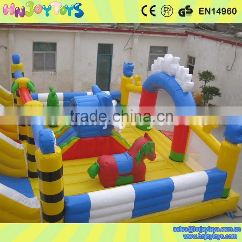 Popular princess giant obstacle course slip and slide climbing for adult