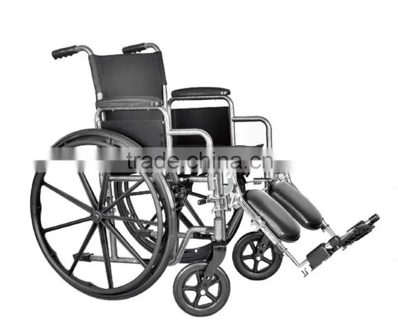 powder coated manual wheel chair