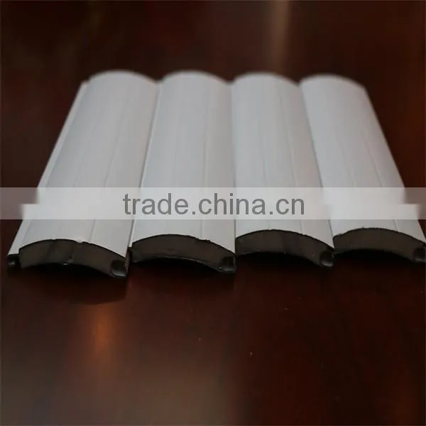 White Interior Aluminum Rolling Shutters Window Frame Cover