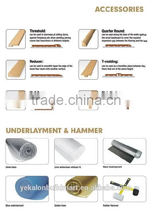 New Top Selling Competitive Price water Resistant Wood Flooring Manufacturer From China