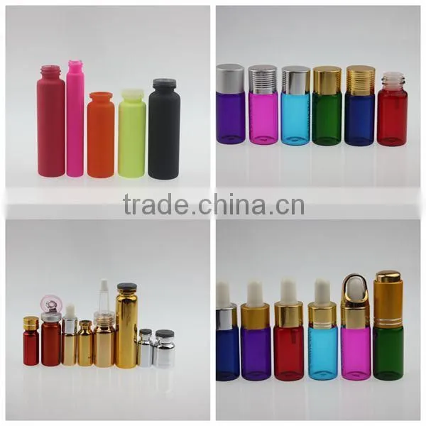 penicillin bottle glass vial with rubber body colored