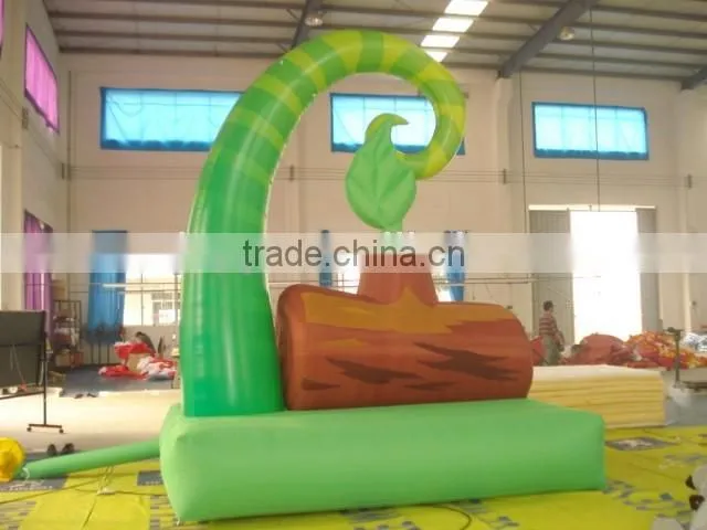 Selling giant advertising inflatable cartoon forest decoration for sale