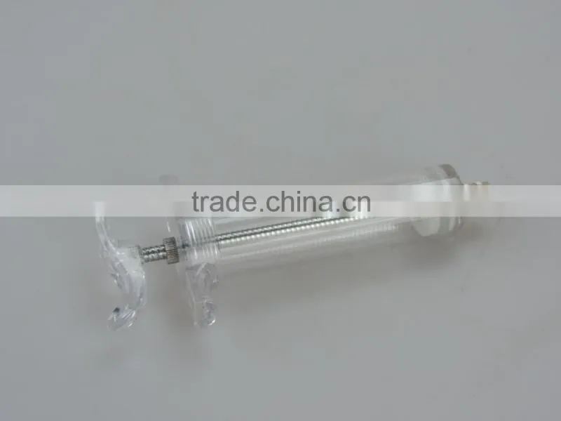 Poultry copper head plastic steel veterinary injection syringe for animal