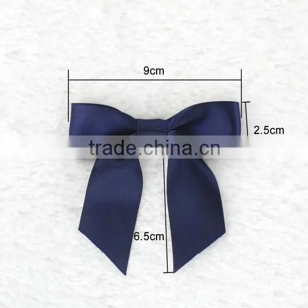Low price best sell orange ribbon bows for gift packing