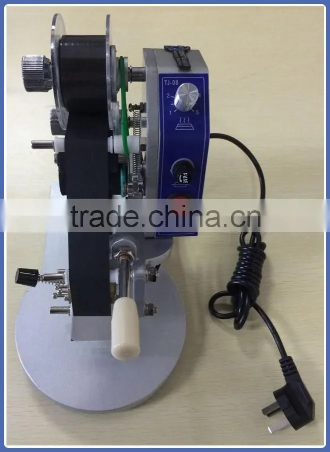 Efficient Carton Manual Ribbon Coding Machine