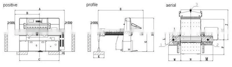 QZYK1370 Hydraulic program-controlled guillotine paper cutters