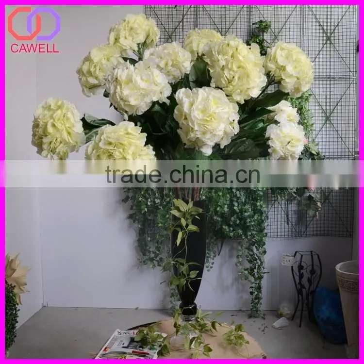 artificial hydrangea wedding stage decoration